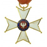 Polská lidová republika, důstojnický kříž Řádu Polonia Restituta 4. třídy v krabici (372)