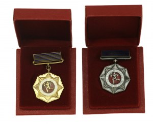 PRL, Odznaka złota i srebrna „Zasłużony Działacz Kultury Fizycznej” (953)