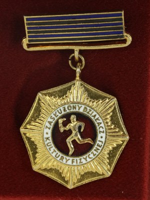 PRL, Odznaka złota i srebrna „Zasłużony Działacz Kultury Fizycznej” (953)