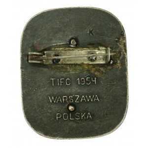 Odznaka Towarzystwo im. Fryderyka Chopina, Warszawa 1954 (414)