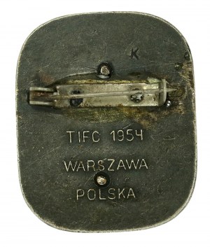 Badge of the Fryderyk Chopin Society, Warsaw 1954 (414)