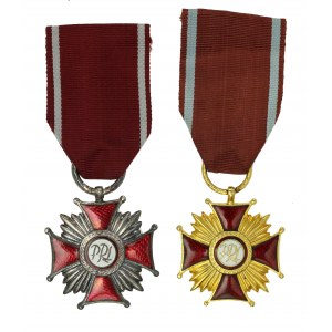 Kommunistische Partei, Goldenes und silbernes Verdienstkreuz. Staatliche Münze 1952-1989 (951)