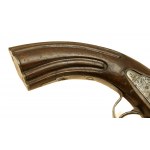 Pair of cap-shaped dueling pistols, 19th century (219)