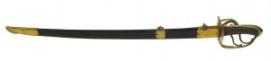 Saber of foot riflemen in scabbard, France, 1789 - 1792 (201)