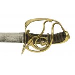 Saber of foot riflemen in scabbard, France, 1789 - 1792 (201)