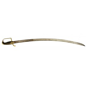 Light cavalry officer's saber, France, consulate, First Empire (206)