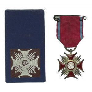 Zweite Republik, Silbernes Verdienstkreuz mit Box. Gontarczyk (552)