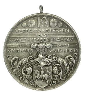 Allemagne, médaille de tir 1910. (557)