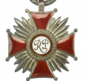 PRL, Croce d'argento al merito della Repubblica di Polonia con scatola. Caritas (559)