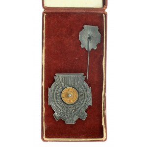 PRL, Odznak 1. varšavské pěší divize spolu s miniaturou (560)