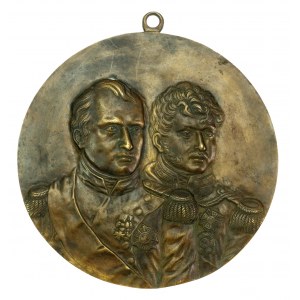 Plakette Napoleon und Fürst Joseph Poniatowski (561)