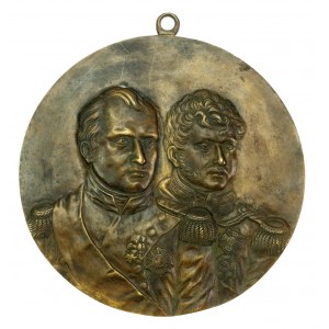 Plaque Napoleon and Prince Joseph Poniatowski (561)