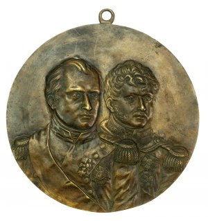 Plaque Napoléon et Prince Joseph Poniatowski (561)