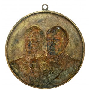 Plakette Napoleon und Fürst Joseph Poniatowski (561)