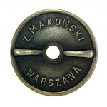 PRL, Badge of the 1st Warsaw Infantry Division. Makowski (566)