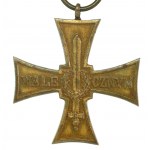PRL, Krzyż Walecznych 1944 ze wstążką (576)