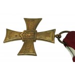 PRL, Krzyż Walecznych 1944 ze wstążką (576)