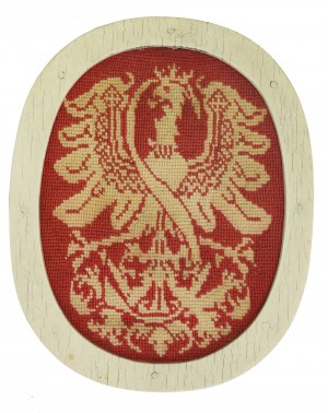 Patriotic mat with the Sigismund eagle -From the EXHIBITION (580)