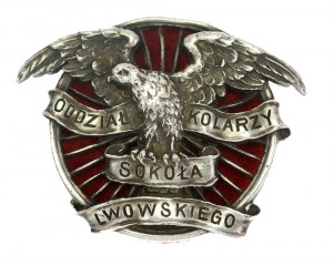 Odznak divízie cyklistov Ľvovských sokolov (663)