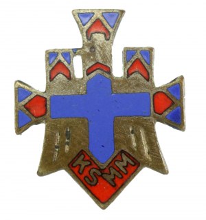 II RP, Miniatura odznaki Katolickie Stowarzyszenie Młodzieży Męskiej (675)
