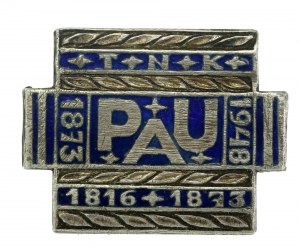 Badges TNK PAU 1816-1948, Cracow Scientific Society - Polish Academy of Arts and Sciences (679)