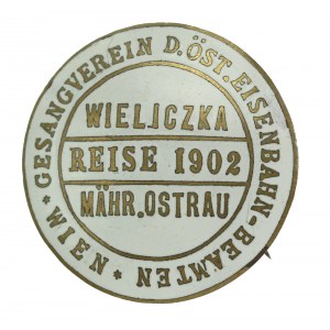 Odznaka pamiątkowa Wieliczka 1902 r. (680)