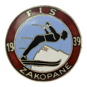 II RP, distintivo sportivo FIS Zakopane 1939 (756)