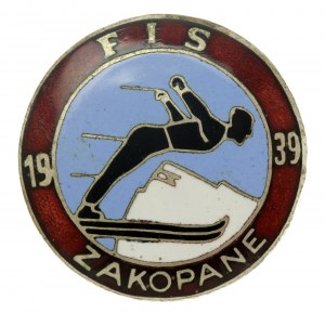II RP, distintivo sportivo FIS Zakopane 1939 (756)