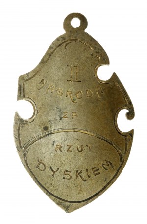 II RP, Markenzeichen des militärischen Ausbildungswettbewerbs in Grodno 1926 (761).