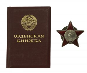 URSS, Ordine della Stella Rossa [3782782] con carta d'identità (764)