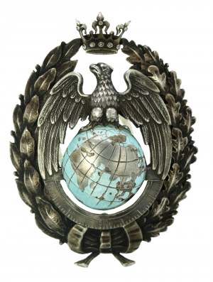 II RP, Abzeichen der Schule der Topographen am Militärgeographischen Institut (364)