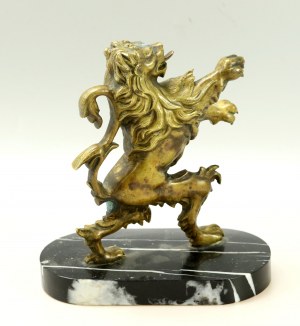 Early 17th century bronze lion (171)