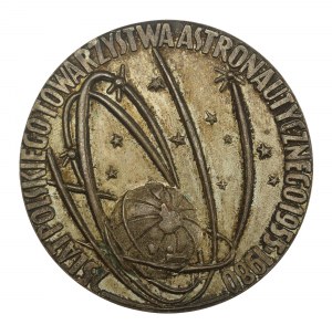 PRL, Medaille zum 25-jährigen Bestehen der Polnischen Astronautischen Gesellschaft 1955-1980 (197)