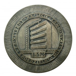 PRL, Medaglia del 20° anniversario della Cooperativa edilizia di Lublino 1957-1977 (200)