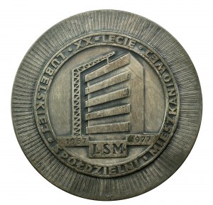 PRL, Medal XX lecia Lubelskiej Spółdzielni Mieszkaniowej 1957-1977 (200)