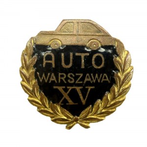 République populaire de Pologne, insigne du XVe anniversaire de la production automobile Varsovie (380)