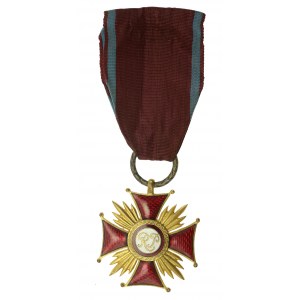People's Republic of Poland, Gold Cross of Merit of the Republic of Poland, - cut. Mint 1949-1952 (382)