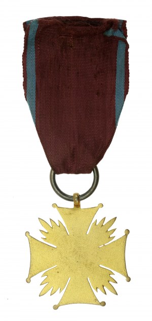 Volksrepublik Polen, Goldenes Verdienstkreuz der Republik Polen, - Schnitt. Münzstätte 1949-1952 (382)