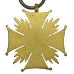 Repubblica Popolare di Polonia, Croce d'oro al merito della Repubblica di Polonia, - taglio. Zecca 1949-1952 (382)