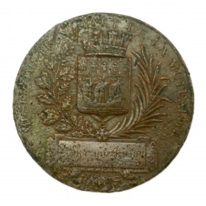 Francja / Polska, Medal francuski dedykowany Polakowi B. Skrzyneckiemu (398)