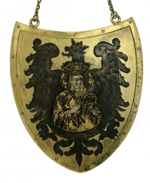 II RP, Patriotic guttergraph Our Lady of Czestochowa. Knedler (486)