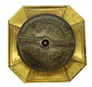 Druhá republika, odznak vojenského učiliště - comm. Nagalski (932)