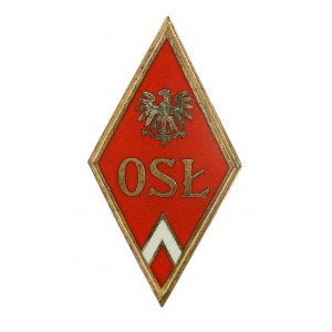 Polská lidová republika, odznak důstojníka školy spojů 1952. Absolvent OSŁ (935)