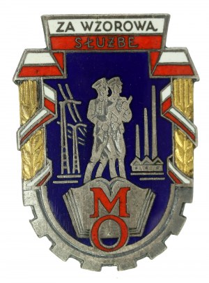 PRL, insigne, pour services exemplaires au sein du MO (961)