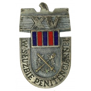 PRL Odznaka XV Lat W Służbie Penitencjarnej (968)