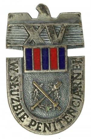 Odznak PRL za 15 rokov vo väzenskej službe (968)