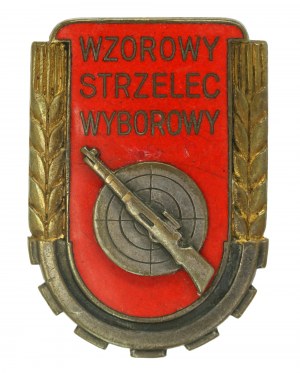 People's Republic of Poland, Model Selective Rifleman Badge wz. 1951. large (976)