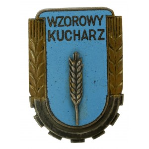 PRL, Odznaka Wzorowy Kucharz wz. 1951. Duża (980)