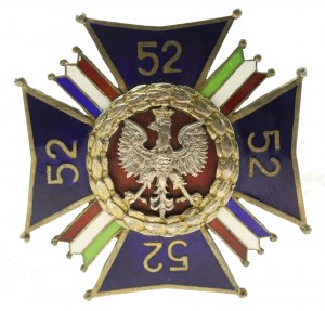 II RP, Badge of the 52nd Borderland Rifle Regiment (988)