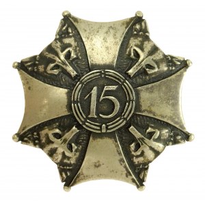 II RP, odznak 15. pěšího pluku (991)